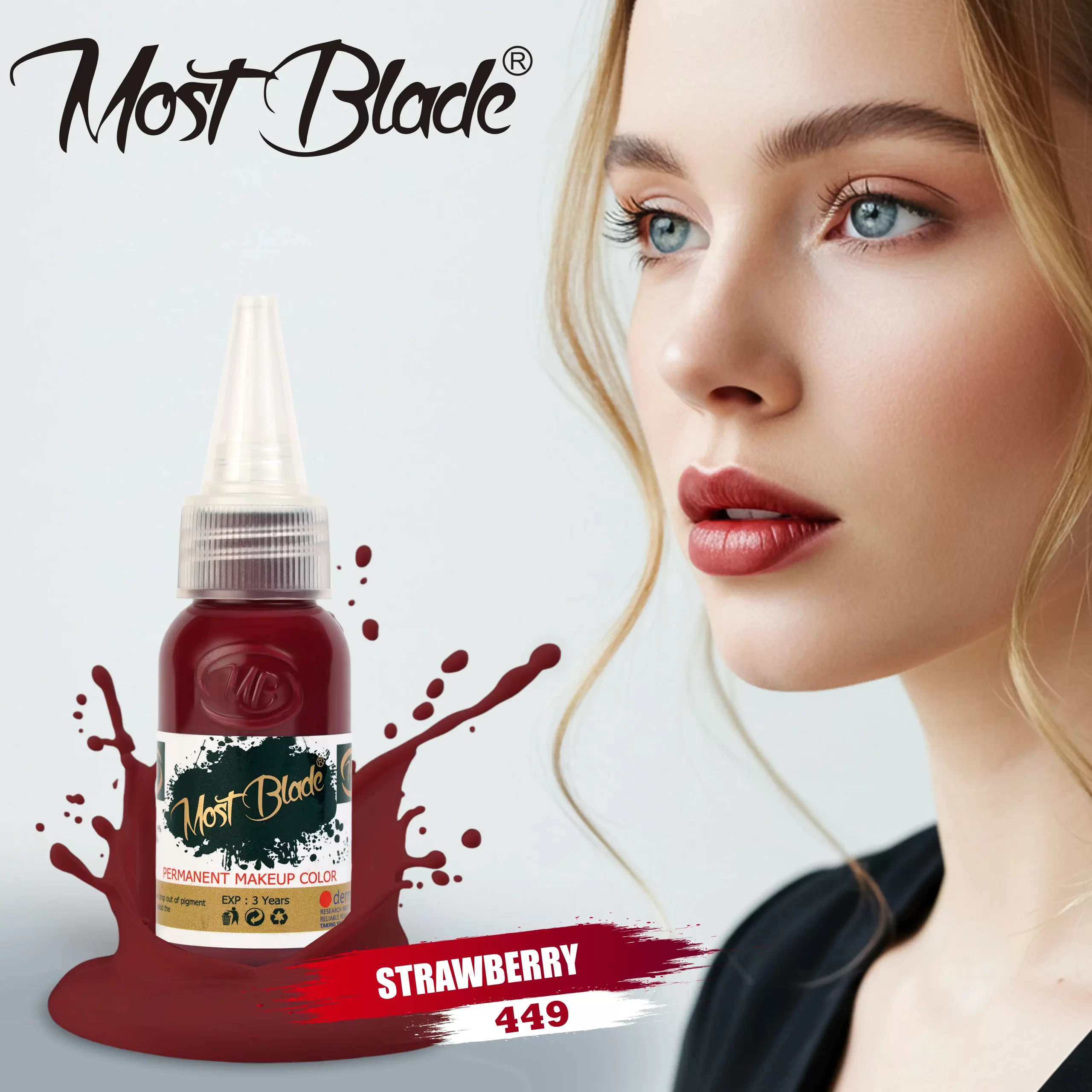 Most Blade Pigment Makeup Color — Strawberry  449 — Pick Size